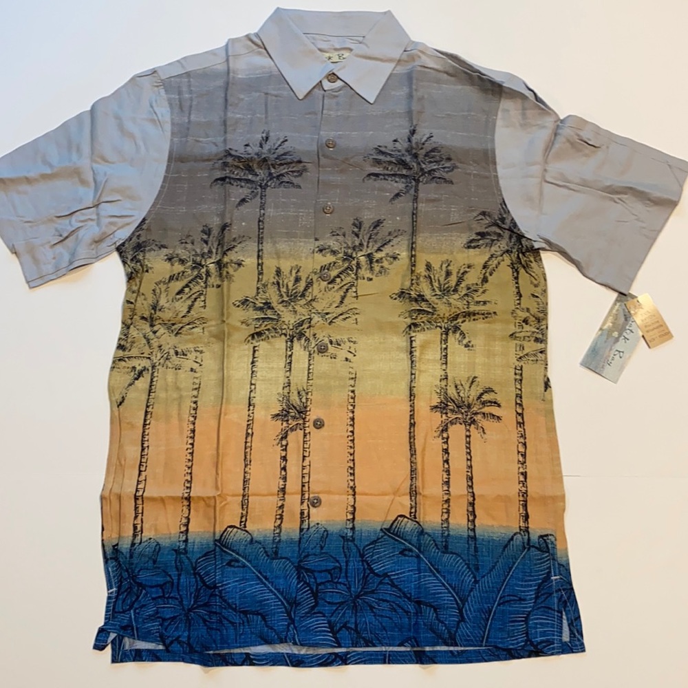 Batik Bay Small Short Sleeve Button Tropic Hawaiian Shirt New D26
